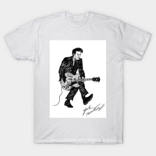 C Rock And Roll Berry Original Ink Drawing Print T-Shirt